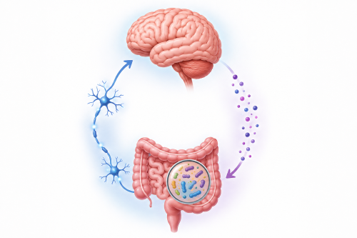 Communication entre le cerveau et l'intestin